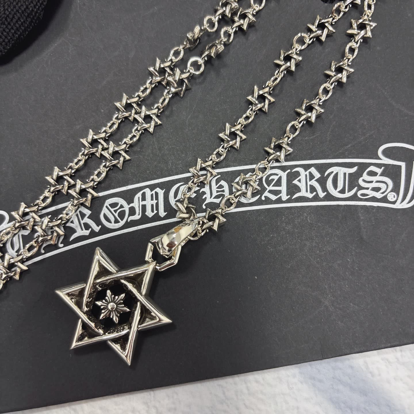 Chrome Hearts Star of David Pendant Necklace